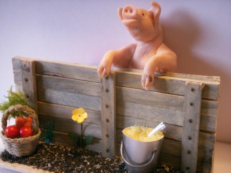 un cochon en fimo